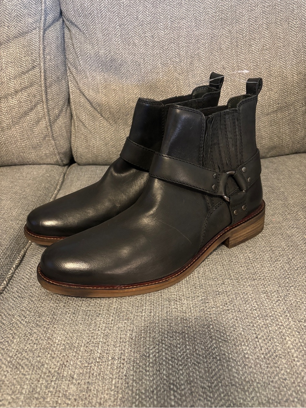 Steve Madden Wayne Harness Ankle Boots Men’s Sz 12